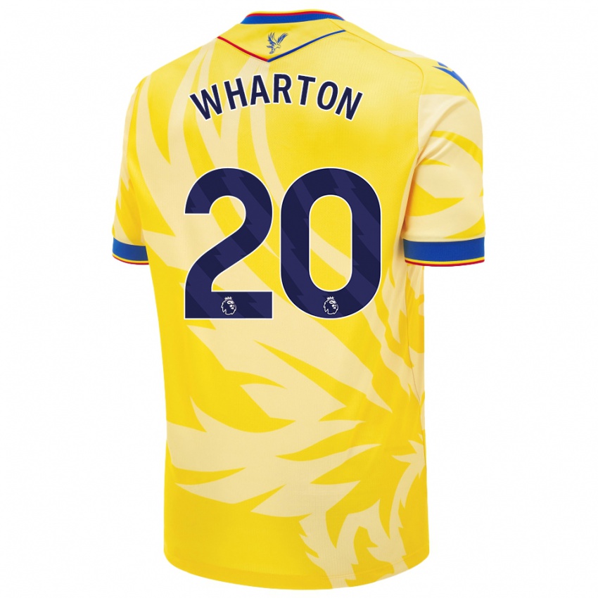 Hombre Camiseta Adam Wharton #20 Amarillo 2ª Equipación 2024/25 La Camisa