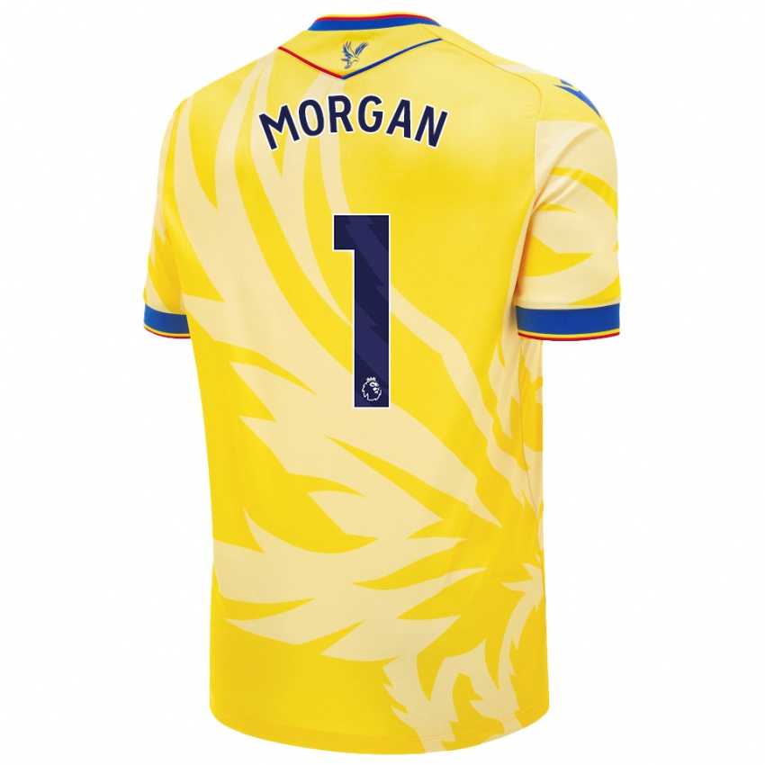 Hombre Camiseta Chloe Morgan #1 Amarillo 2ª Equipación 2024/25 La Camisa