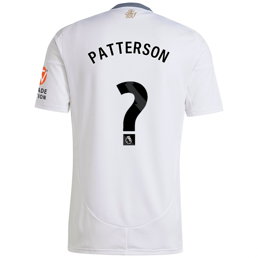 Hombre Camiseta Travis Patterson #0 Blanco 2ª Equipación 2024/25 La Camisa