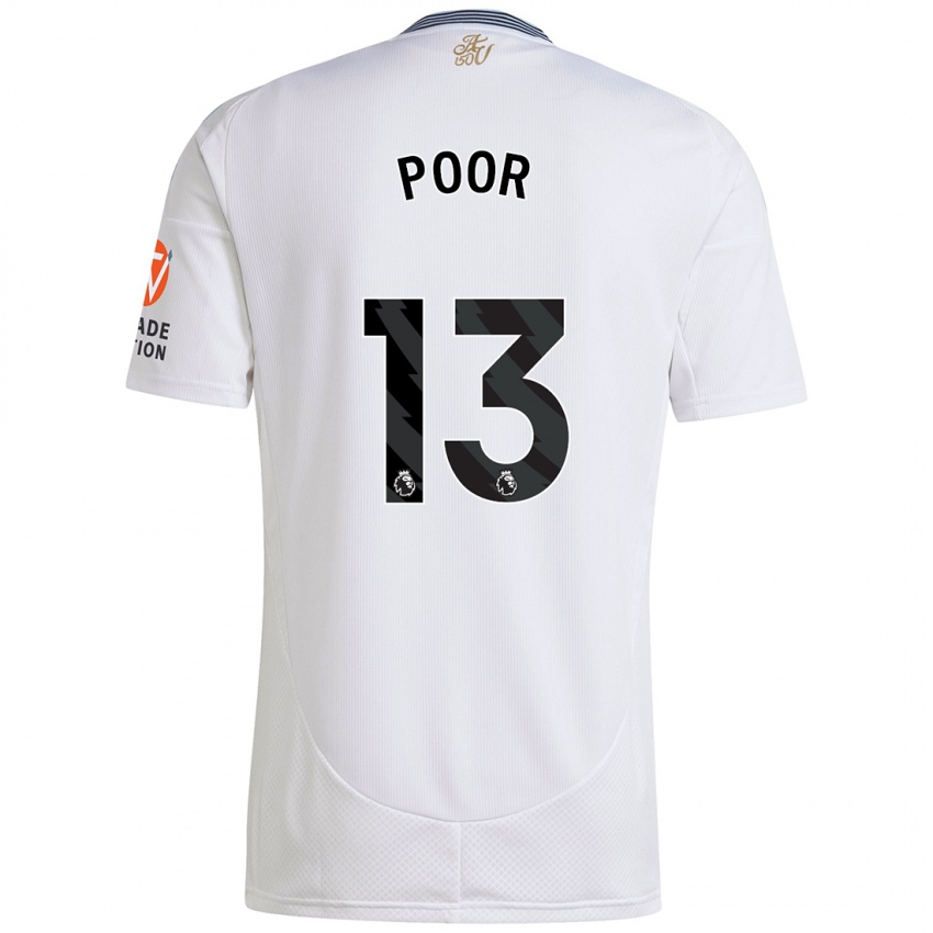 Hombre Camiseta Sophia Poor #13 Blanco 2ª Equipación 2024/25 La Camisa