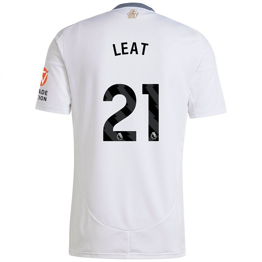 Hombre Camiseta Anna Leat #21 Blanco 2ª Equipación 2024/25 La Camisa