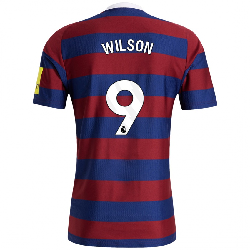 Hombre Camiseta Callum Wilson #9 Burdeos Azul Marino 2ª Equipación 2024/25 La Camisa