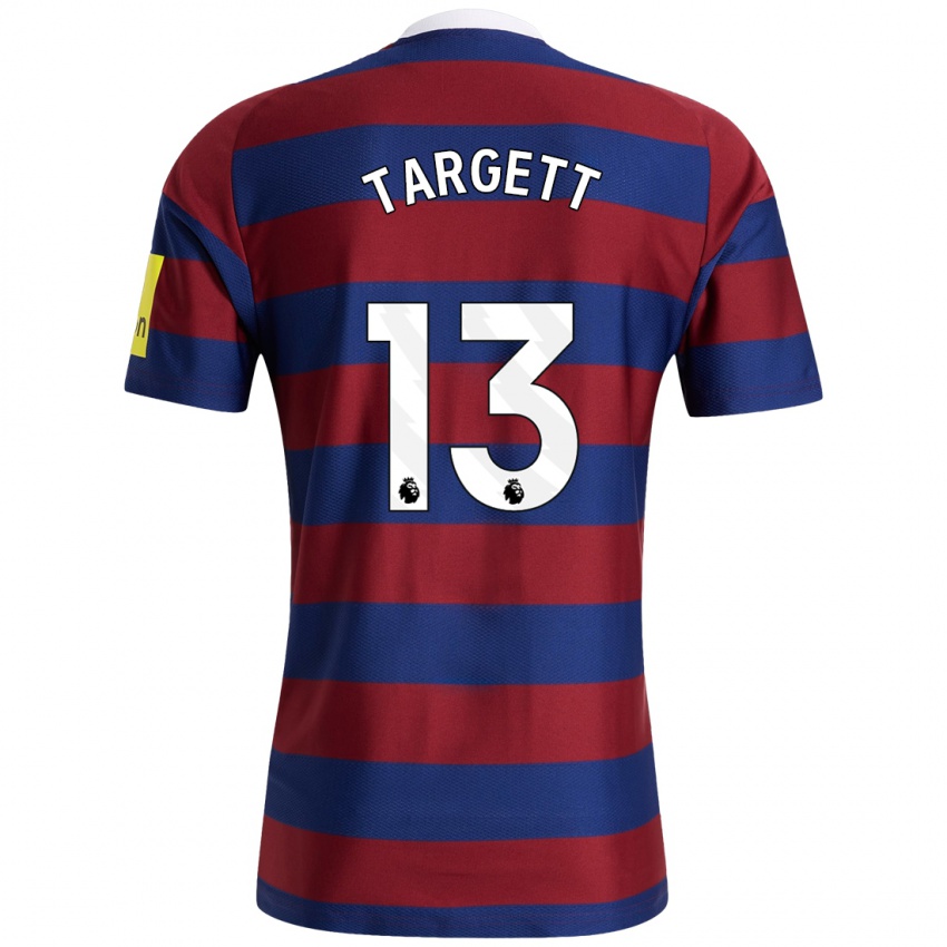 Hombre Camiseta Matt Targett #13 Burdeos Azul Marino 2ª Equipación 2024/25 La Camisa