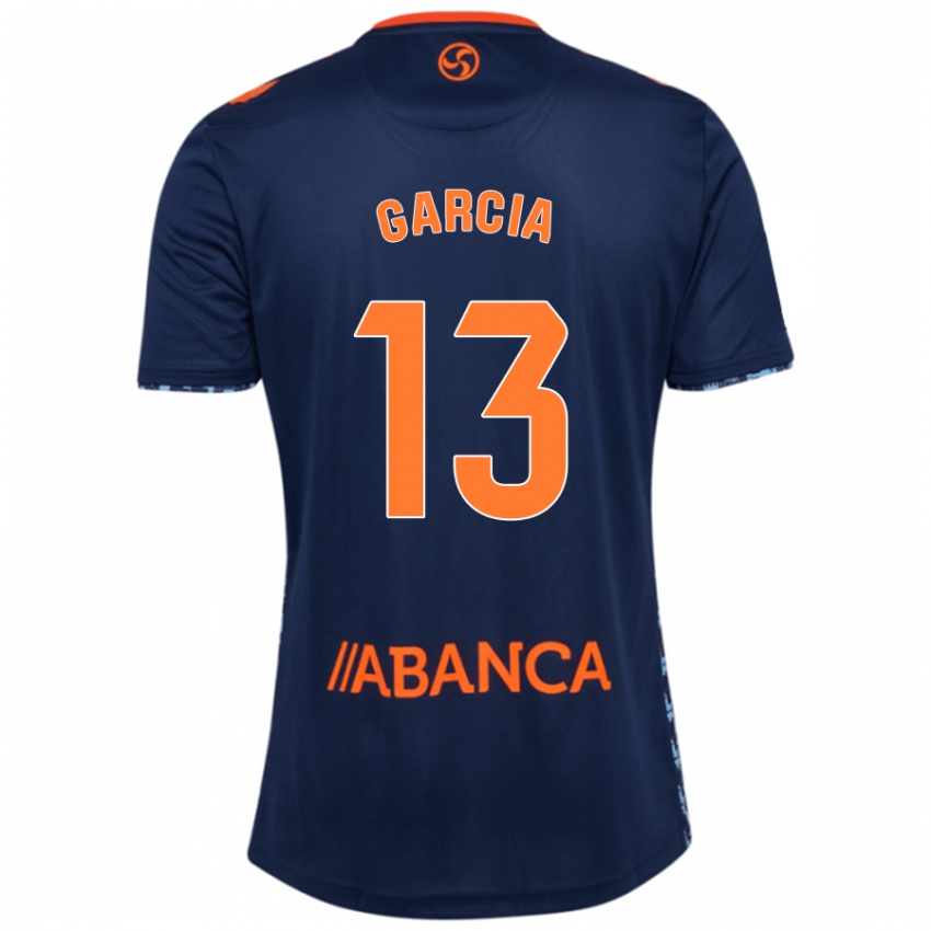 Hombre Camiseta Raul Garcia #13 Azul Marino 2ª Equipación 2024/25 La Camisa