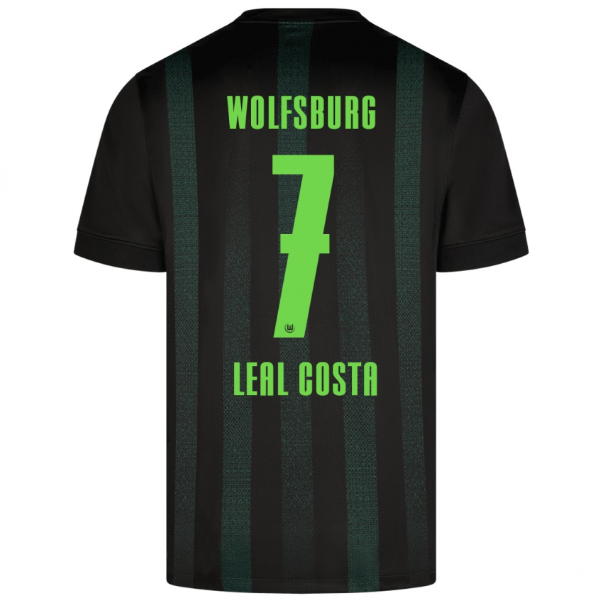 Hombre Camiseta David Leal Costa #7 Verde Oscuro 2ª Equipación 2024/25 La Camisa