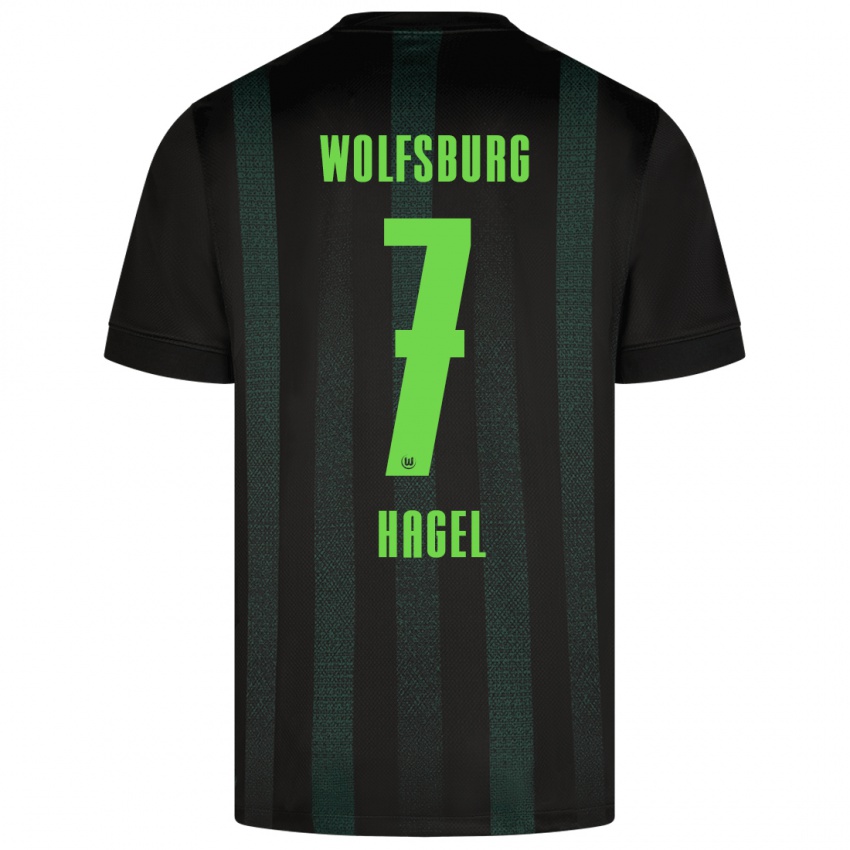 Hombre Camiseta Chantal Hagel #7 Verde Oscuro 2ª Equipación 2024/25 La Camisa