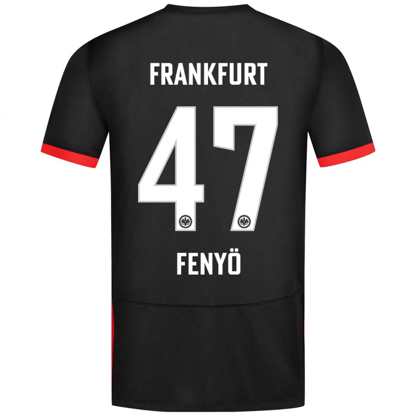 Hombre Camiseta Noah Fenyö #47 Negro 2ª Equipación 2024/25 La Camisa