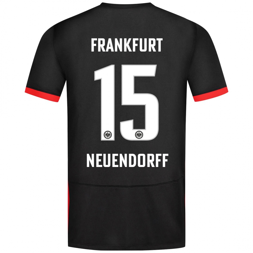 Hombre Camiseta Nilo Neuendorff #15 Negro 2ª Equipación 2024/25 La Camisa