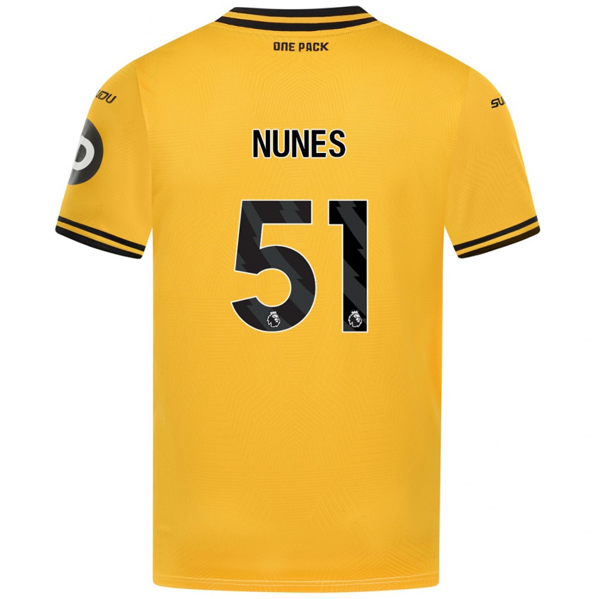 Mujer Camiseta Grazi Nunes #51 Amarillo 1ª Equipación 2024/25 La Camisa