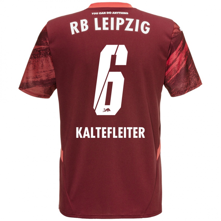 Mujer Camiseta Benno Kaltefleiter #6 Borgoña 2ª Equipación 2024/25 La Camisa