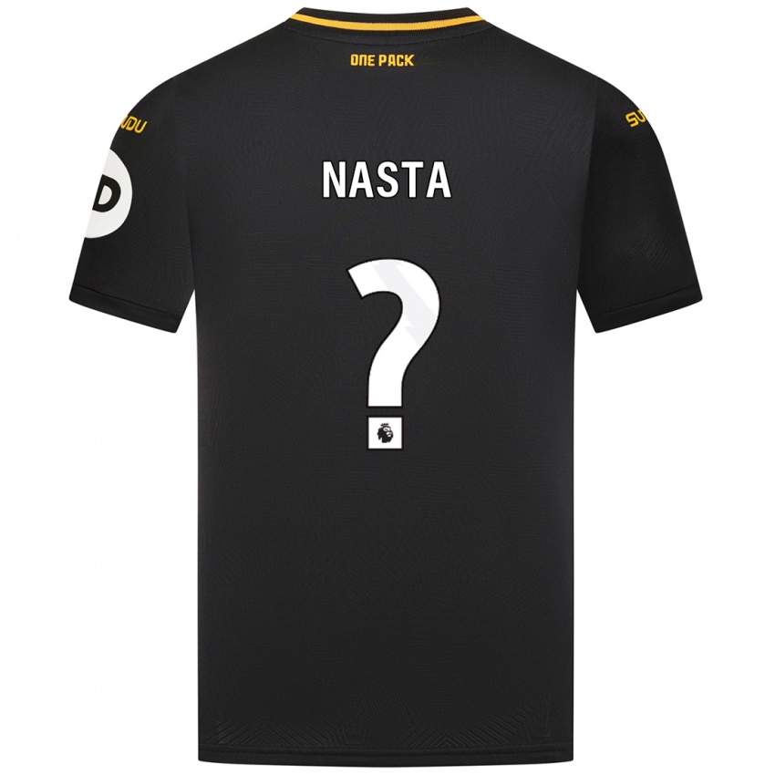 Mujer Camiseta Arthur Nasta #0 Negro 2ª Equipación 2024/25 La Camisa