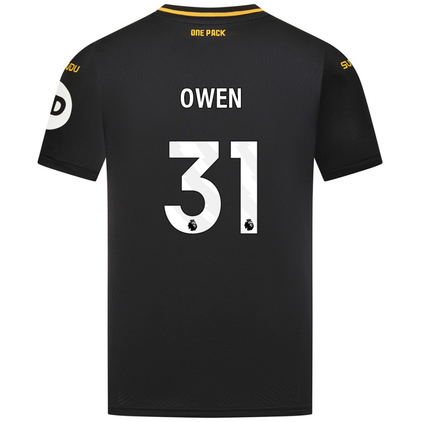 Mujer Camiseta Skye Owen #31 Negro 2ª Equipación 2024/25 La Camisa