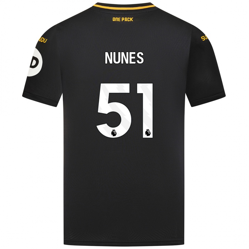 Mujer Camiseta Grazi Nunes #51 Negro 2ª Equipación 2024/25 La Camisa