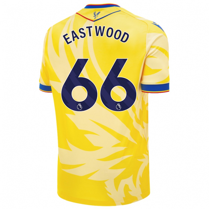 Mujer Camiseta Billy Eastwood #66 Amarillo 2ª Equipación 2024/25 La Camisa