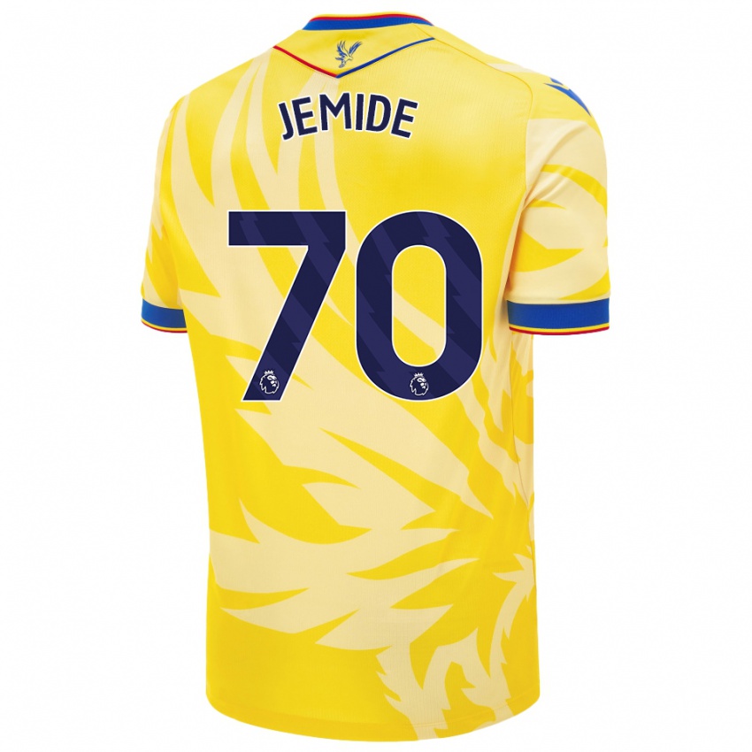 Mujer Camiseta Mofe Jemide #70 Amarillo 2ª Equipación 2024/25 La Camisa