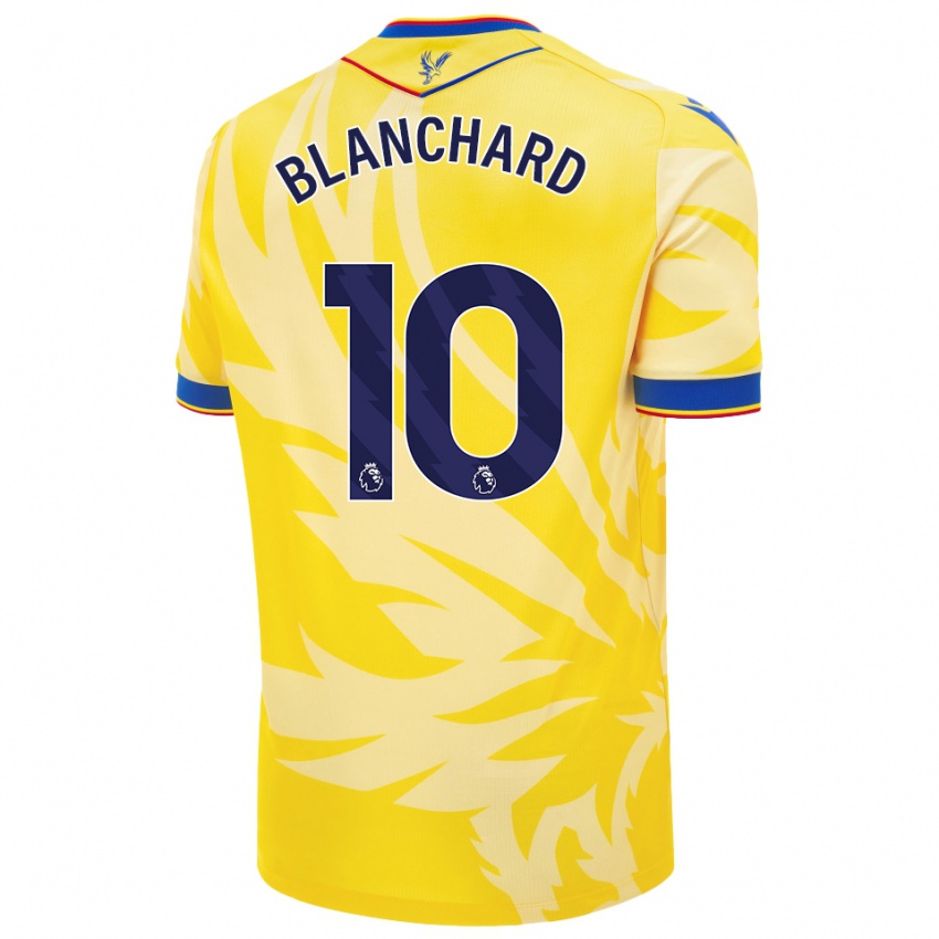 Mujer Camiseta Annabel Blanchard #10 Amarillo 2ª Equipación 2024/25 La Camisa