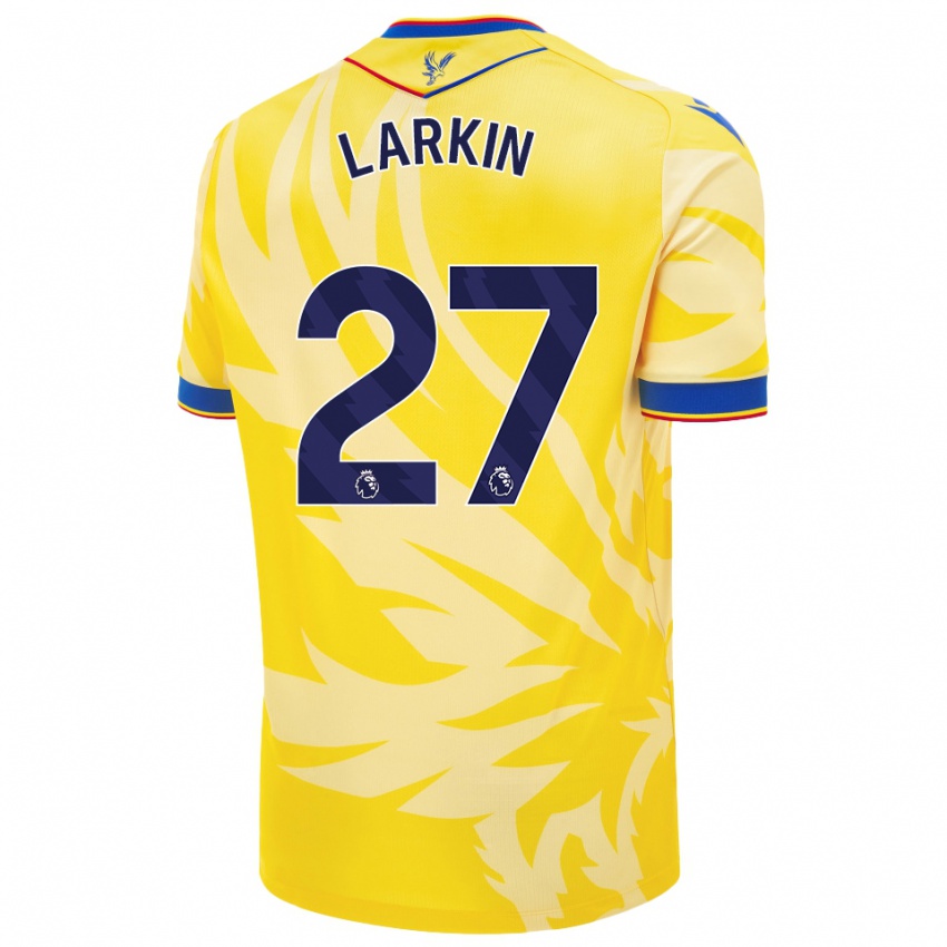 Mujer Camiseta Abbie Larkin #27 Amarillo 2ª Equipación 2024/25 La Camisa