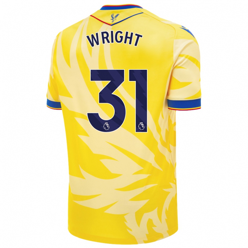 Mujer Camiseta Annis-Clara Wright #31 Amarillo 2ª Equipación 2024/25 La Camisa