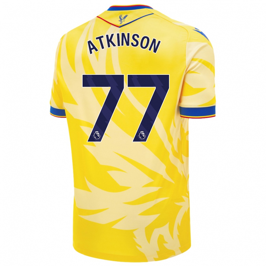 Mujer Camiseta Isibeal Atkinson #77 Amarillo 2ª Equipación 2024/25 La Camisa