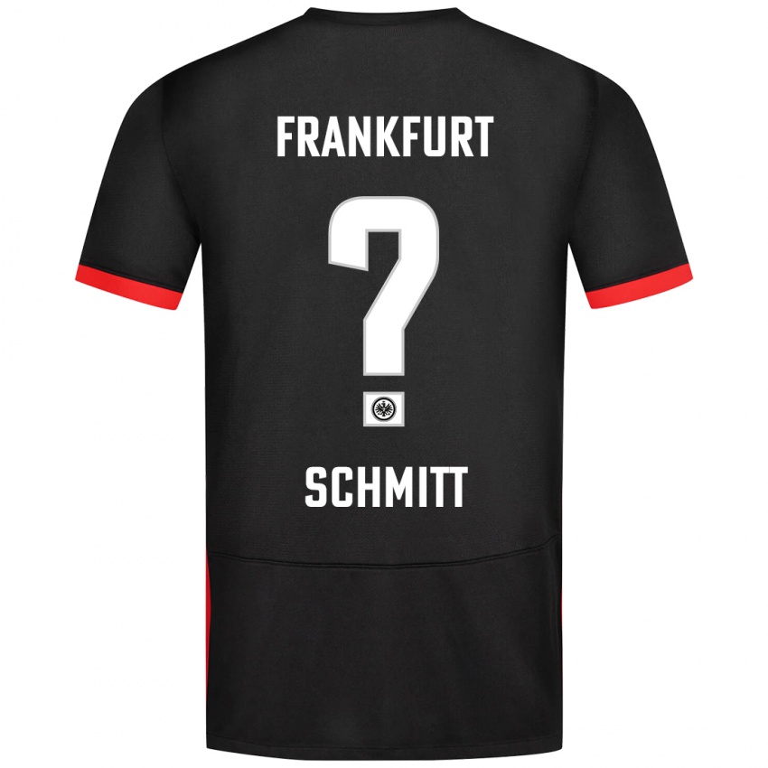 Mujer Camiseta Jonathan Schmitt #0 Negro 2ª Equipación 2024/25 La Camisa