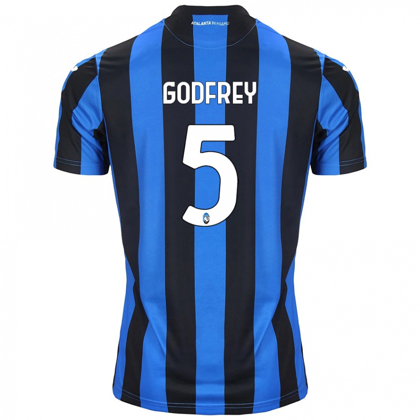 Niño Camiseta Ben Godfrey #5 Azul Negro 1ª Equipación 2024/25 La Camisa