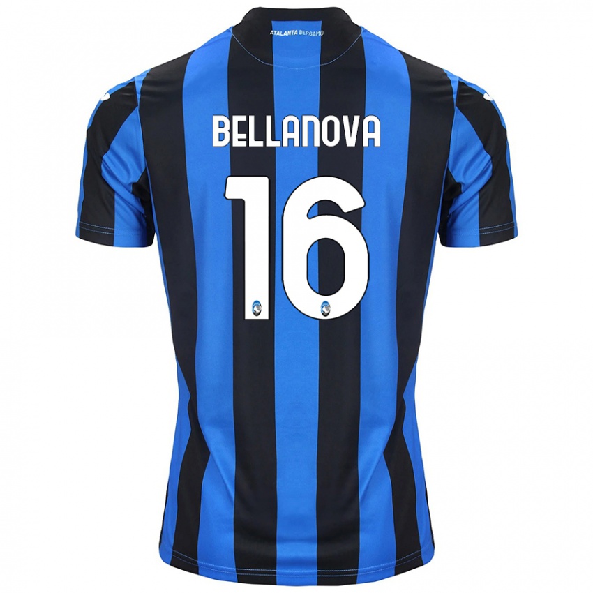 Niño Camiseta Raoul Bellanova #16 Azul Negro 1ª Equipación 2024/25 La Camisa