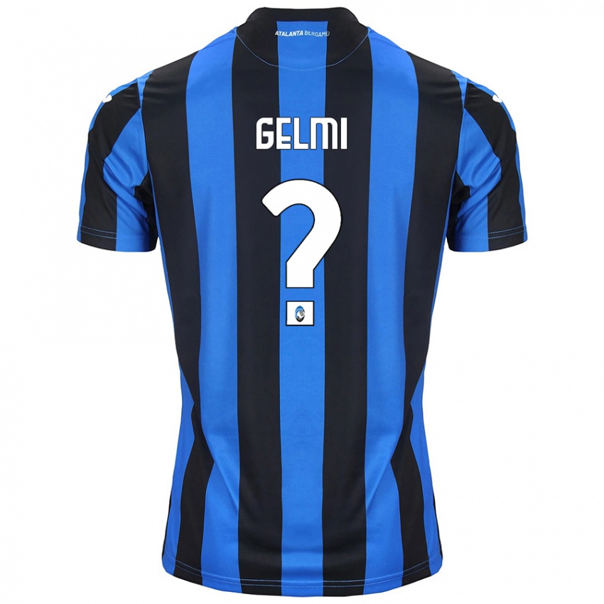 Niño Camiseta Ludovico Gelmi #0 Azul Negro 1ª Equipación 2024/25 La Camisa