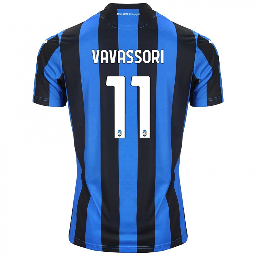 Niño Camiseta Dominic Vavassori #11 Azul Negro 1ª Equipación 2024/25 La Camisa