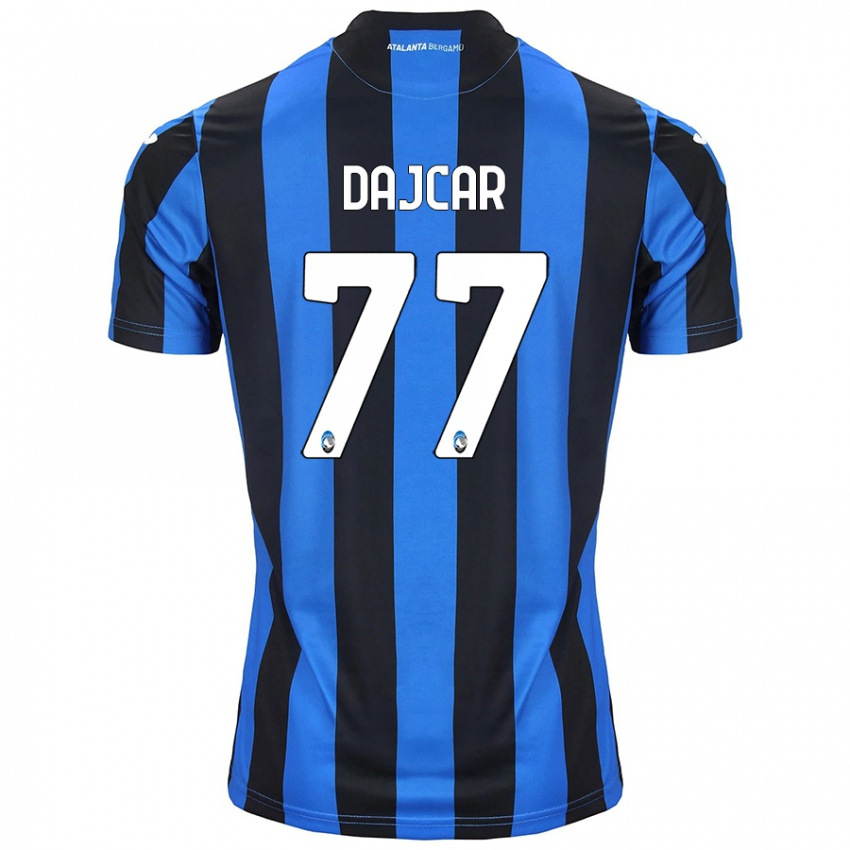 Niño Camiseta Matevz Dajcar #77 Azul Negro 1ª Equipación 2024/25 La Camisa