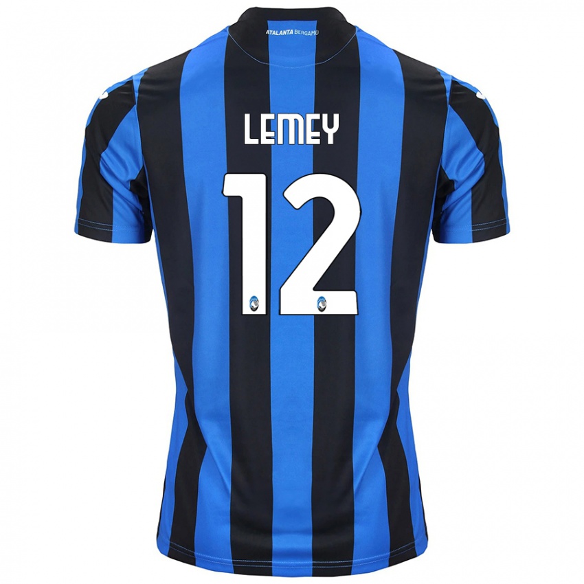 Niño Camiseta Diede Lemey #12 Azul Negro 1ª Equipación 2024/25 La Camisa