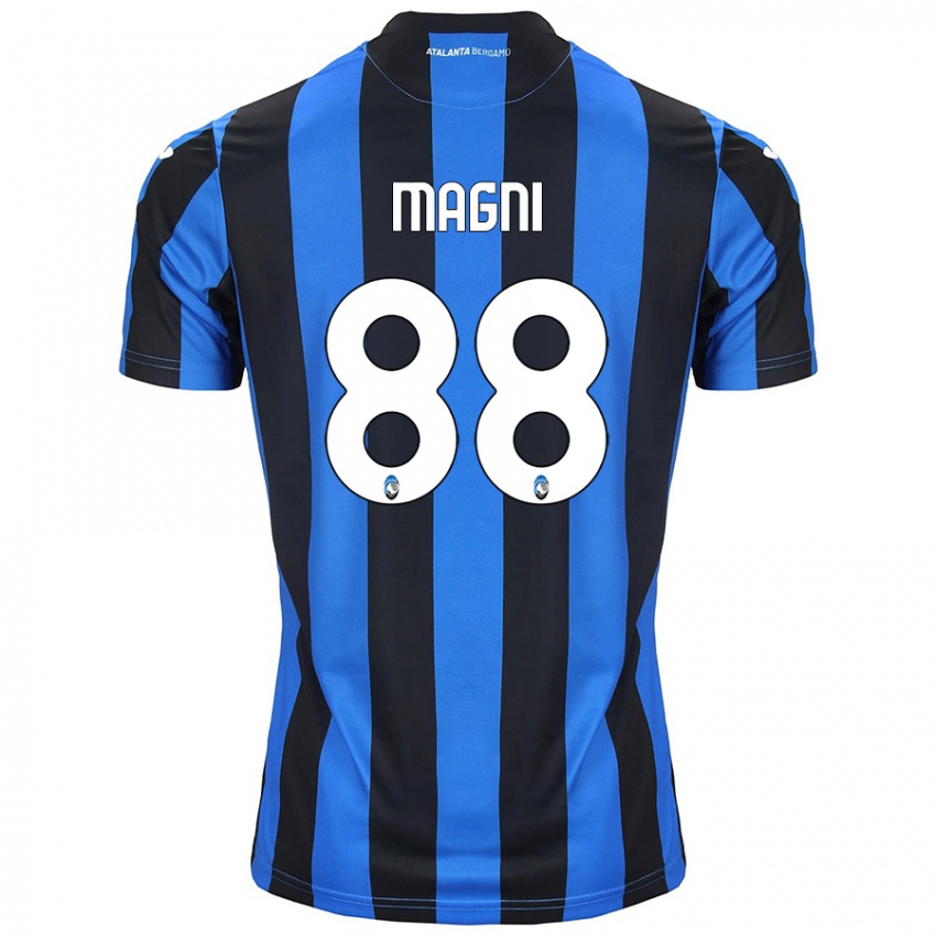 Niño Camiseta Gloria Magni #88 Azul Negro 1ª Equipación 2024/25 La Camisa