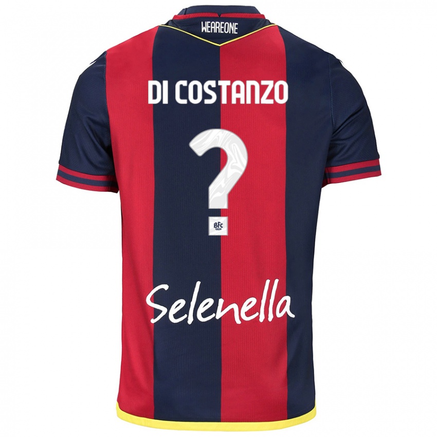 Niño Camiseta Raffaele Maria Di Costanzo #0 Rojo Azul Real 1ª Equipación 2024/25 La Camisa