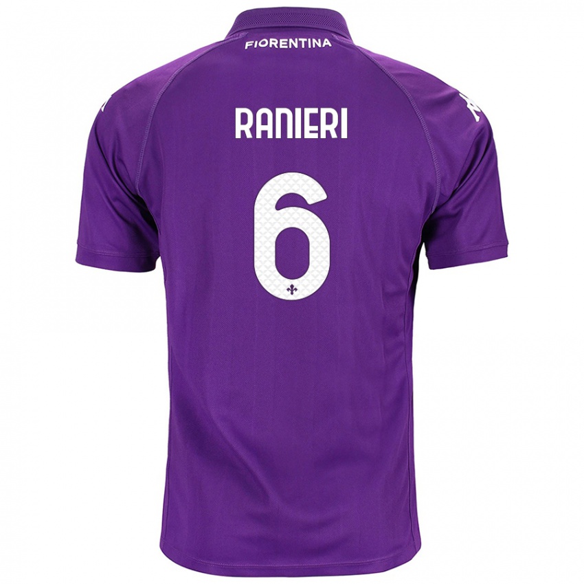 Niño Camiseta Luca Ranieri #6 Morado 1ª Equipación 2024/25 La Camisa