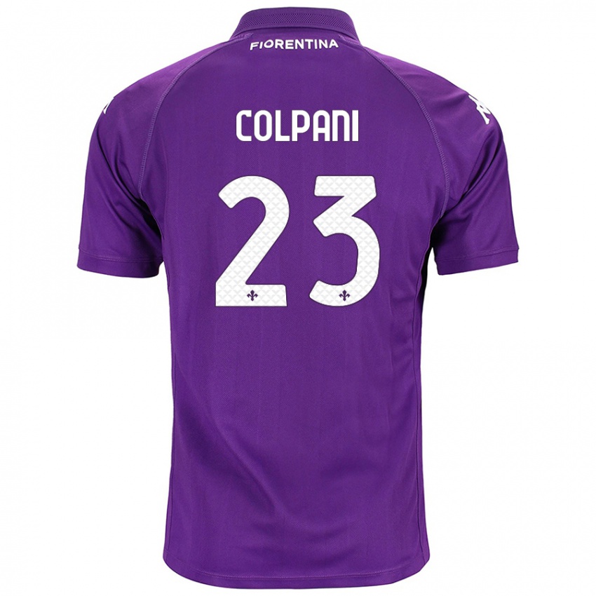 Niño Camiseta Andrea Colpani #23 Morado 1ª Equipación 2024/25 La Camisa