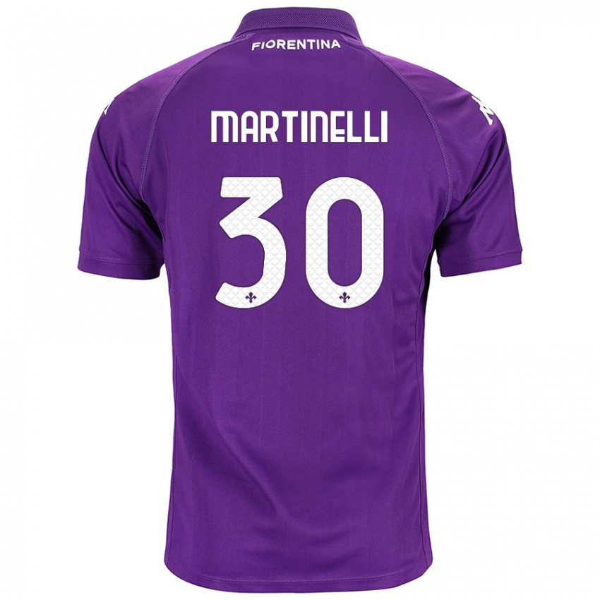 Niño Camiseta Tommaso Martinelli #30 Morado 1ª Equipación 2024/25 La Camisa