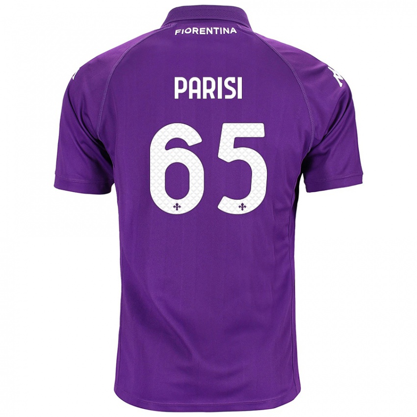 Niño Camiseta Fabiano Parisi #65 Morado 1ª Equipación 2024/25 La Camisa