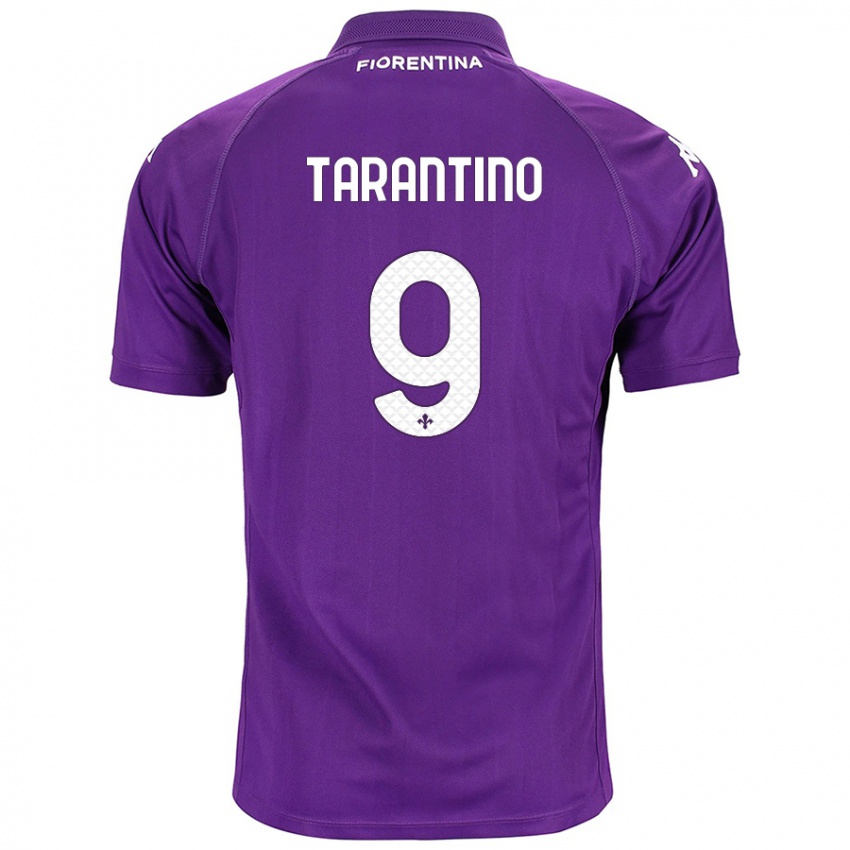 Niño Camiseta Jacopo Tarantino #9 Morado 1ª Equipación 2024/25 La Camisa