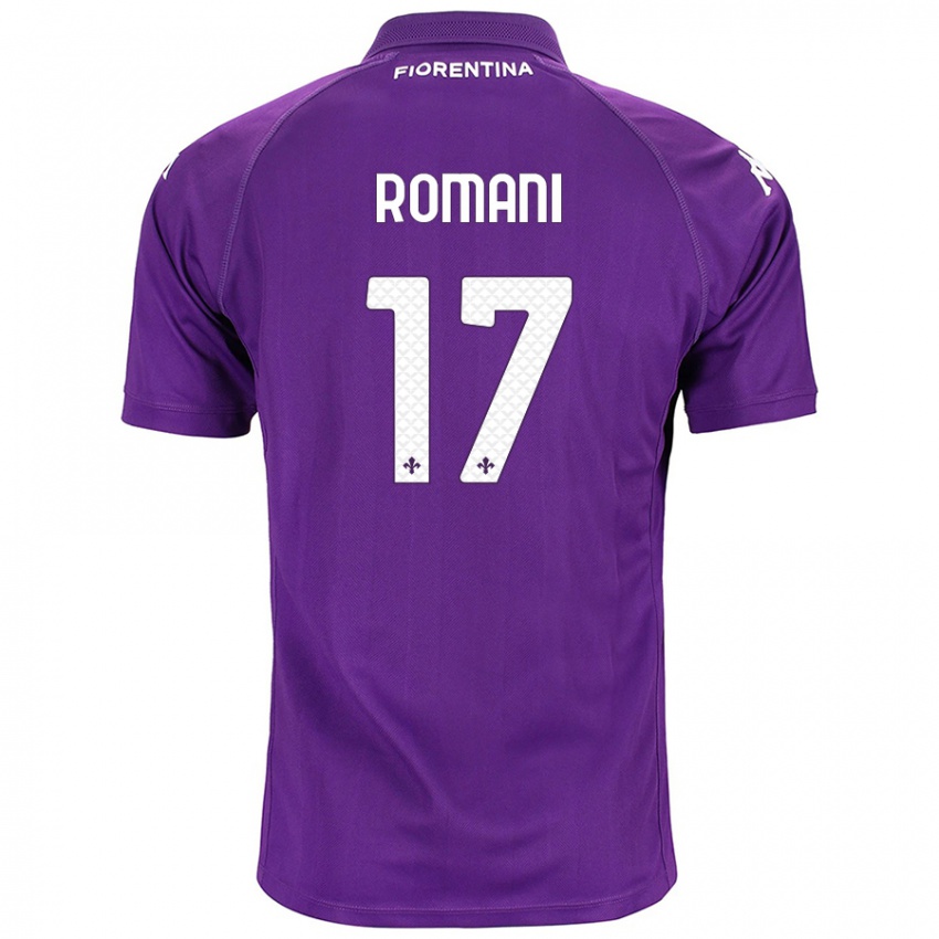 Niño Camiseta Lorenzo Romani #17 Morado 1ª Equipación 2024/25 La Camisa