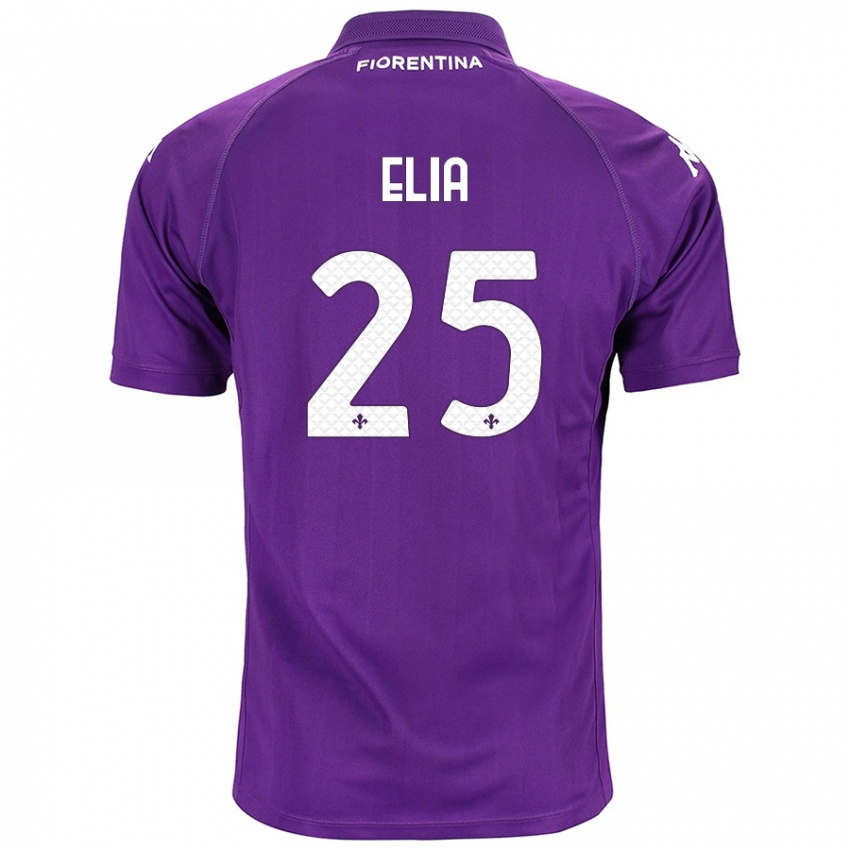 Niño Camiseta Mirko Elia #25 Morado 1ª Equipación 2024/25 La Camisa