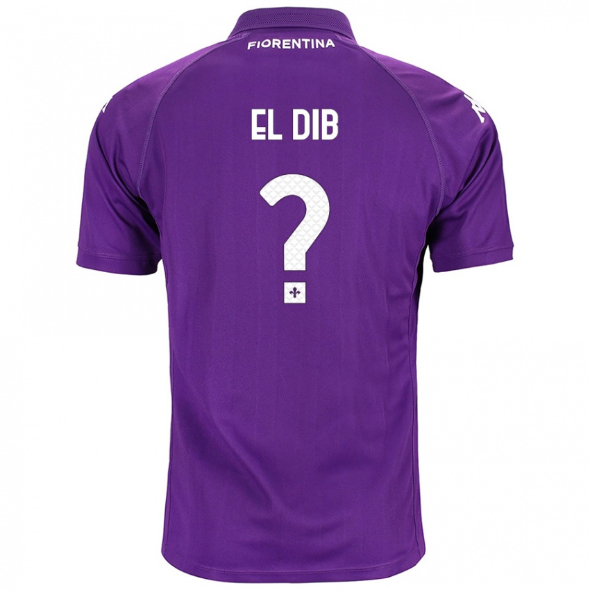 Niño Camiseta Karim El Dib #0 Morado 1ª Equipación 2024/25 La Camisa