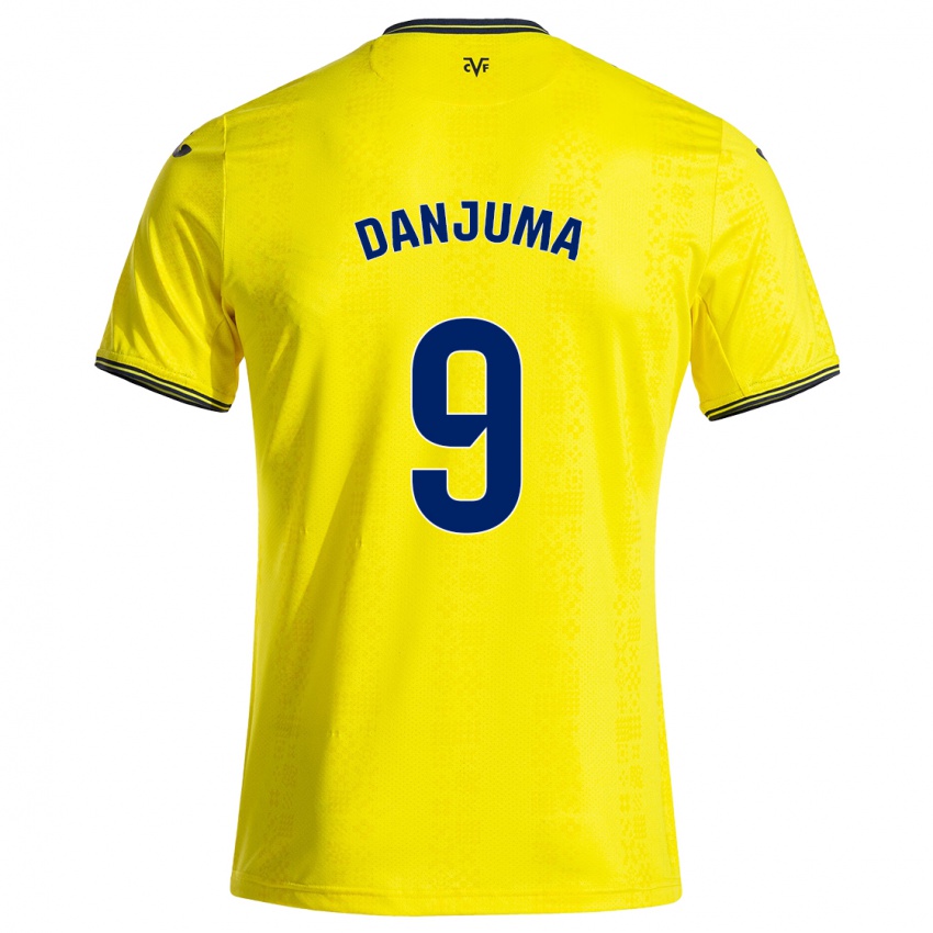 Niño Camiseta Arnaut Danjuma #9 Amarillo Negro 1ª Equipación 2024/25 La Camisa