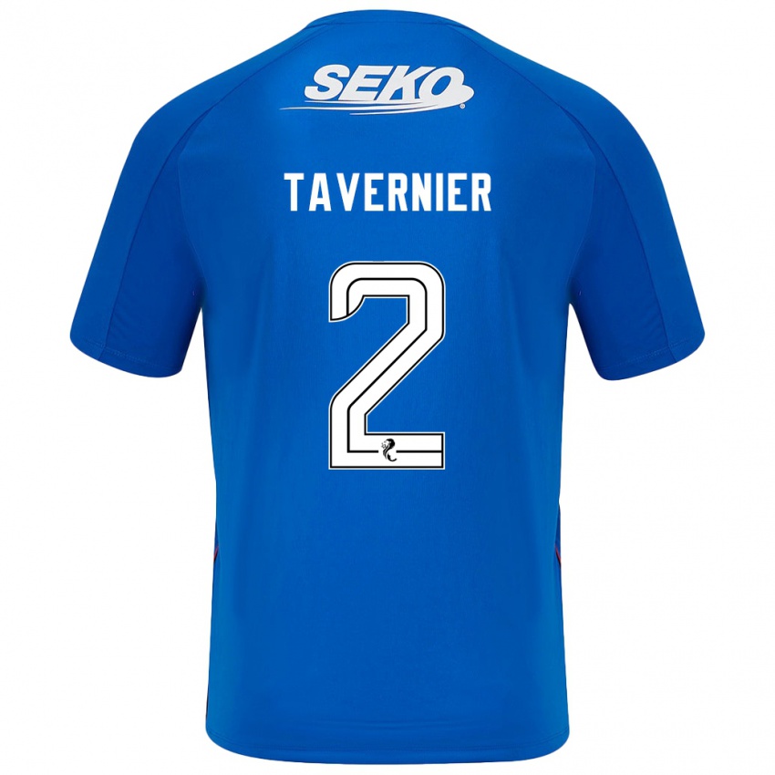 Niño Camiseta James Tavernier #2 Azul Oscuro 1ª Equipación 2024/25 La Camisa