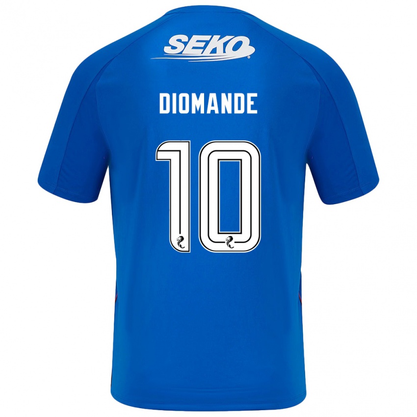 Niño Camiseta Mohamed Diomandé #10 Azul Oscuro 1ª Equipación 2024/25 La Camisa