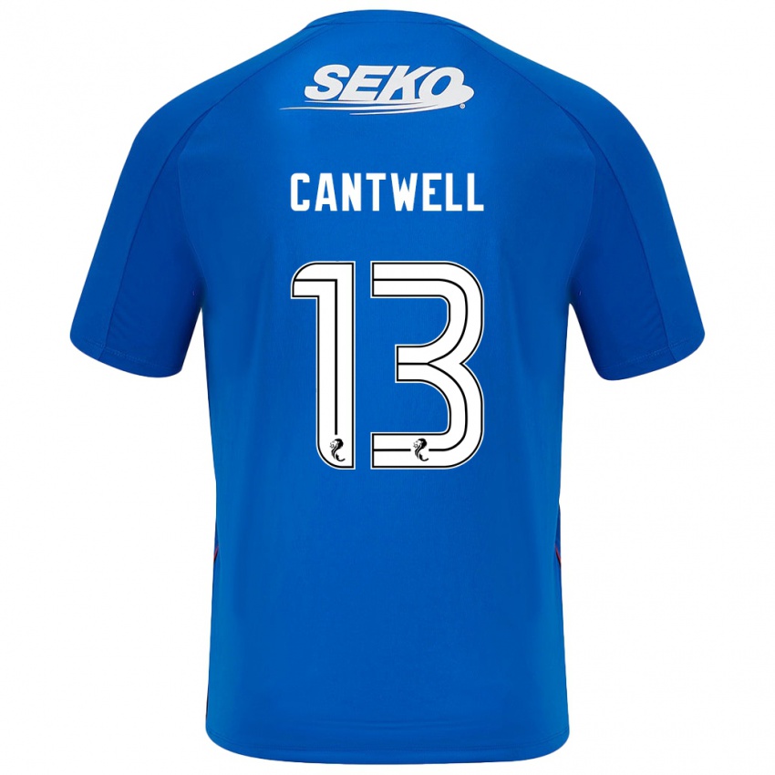 Niño Camiseta Todd Cantwell #13 Azul Oscuro 1ª Equipación 2024/25 La Camisa