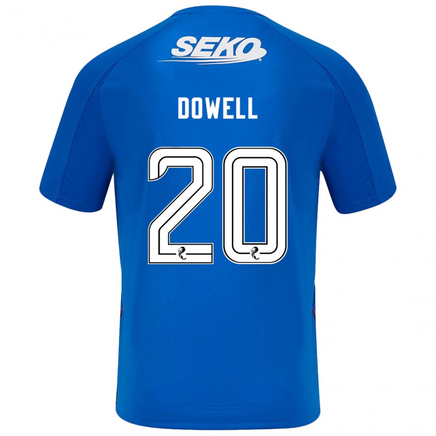 Niño Camiseta Kieran Dowell #20 Azul Oscuro 1ª Equipación 2024/25 La Camisa