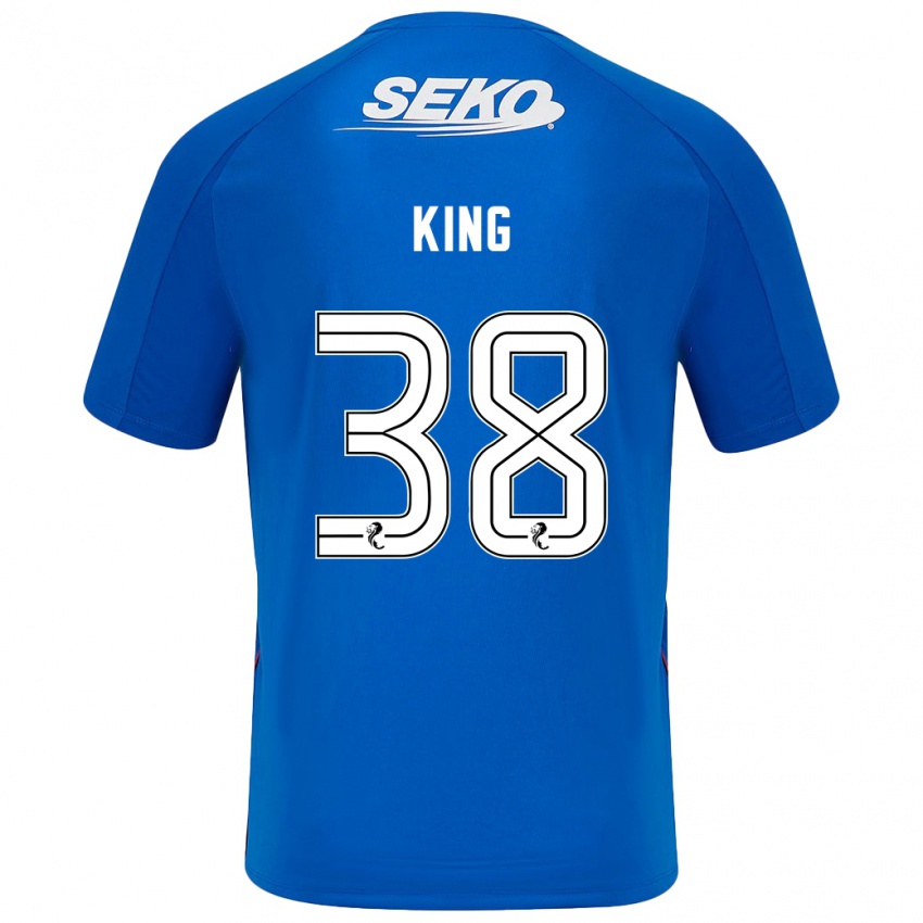 Niño Camiseta Leon King #38 Azul Oscuro 1ª Equipación 2024/25 La Camisa