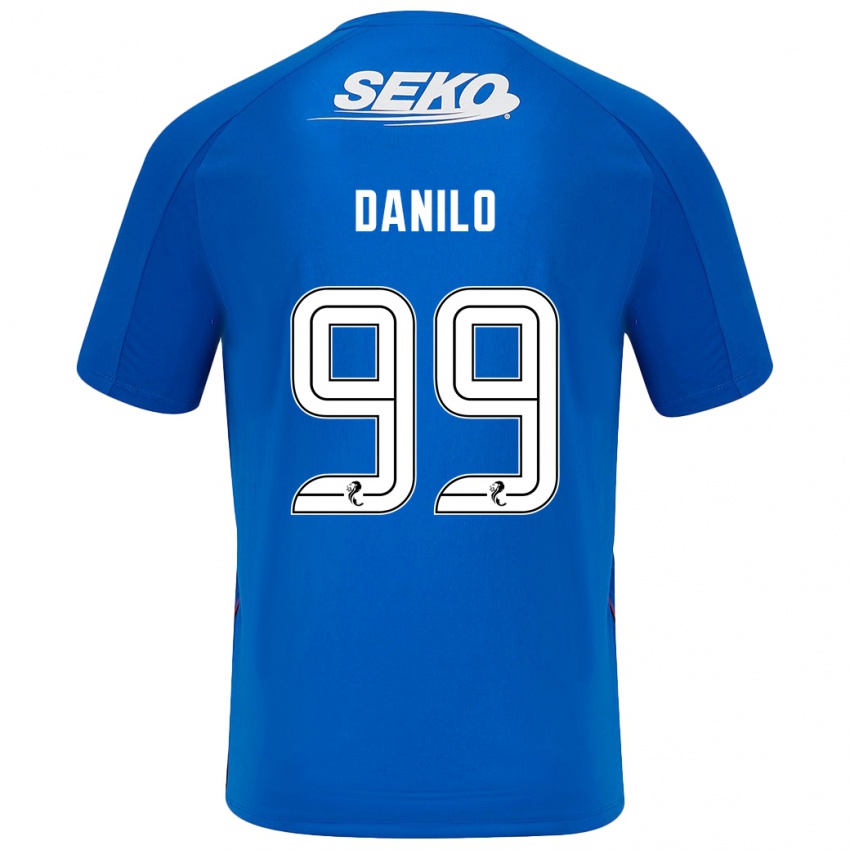 Niño Camiseta Danilo #99 Azul Oscuro 1ª Equipación 2024/25 La Camisa