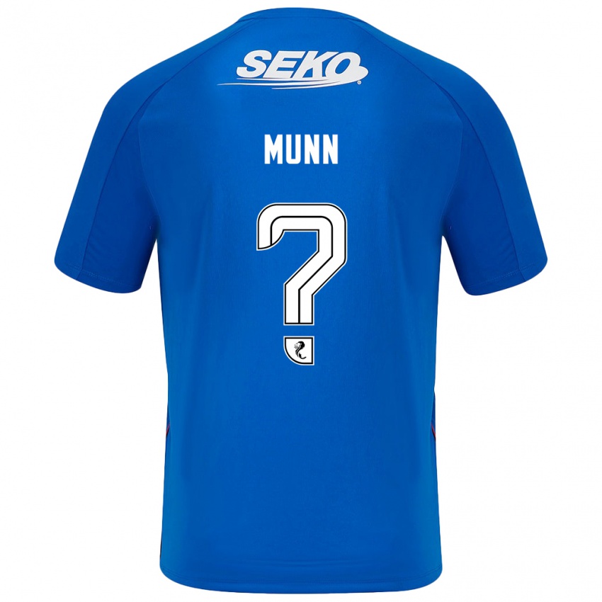 Niño Camiseta Mason Munn #0 Azul Oscuro 1ª Equipación 2024/25 La Camisa