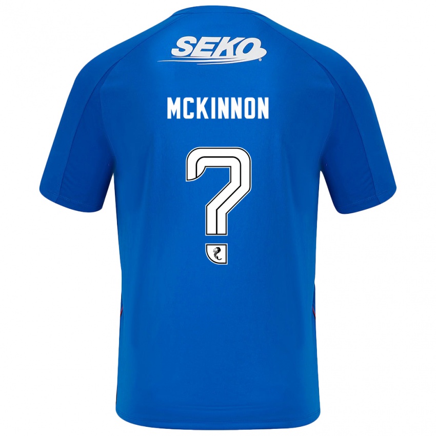 Niño Camiseta Cole Mckinnon #0 Azul Oscuro 1ª Equipación 2024/25 La Camisa