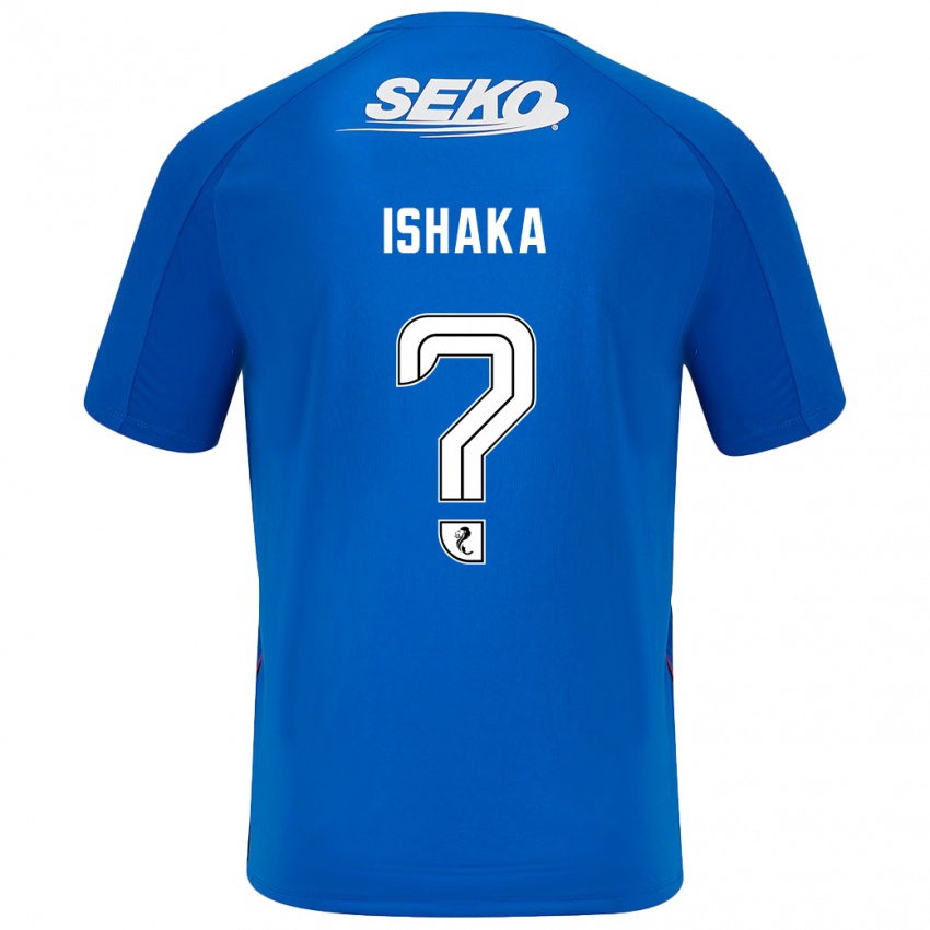 Niño Camiseta Thompson Ishaka #0 Azul Oscuro 1ª Equipación 2024/25 La Camisa